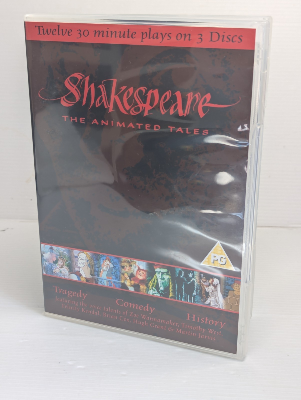 Shakespeare The Animated Tales R2 DVD VG Con 3 Disc Set