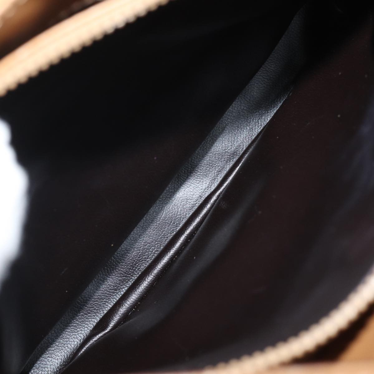 Celine Vintage Macadam Canvas And Leather Beige Shoulder Bag — image 22