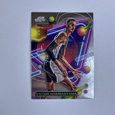 2023-24 Topps Chrome Cosmic #151 Victor Wembanyama RC SA Spurs Wemby Rookie Card. rookie card picture