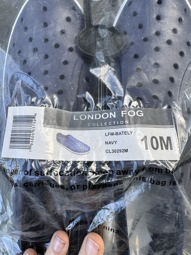 London Fog LFM-Bately marineblau CL30292M perforiert sportlich Freizeit Größe 10M - Bild 2 von 4