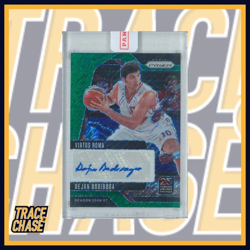 2024-25 Panini Prizm EuroLeague BK Dejan Bodiroga Signatures Green Shimmer 18/25