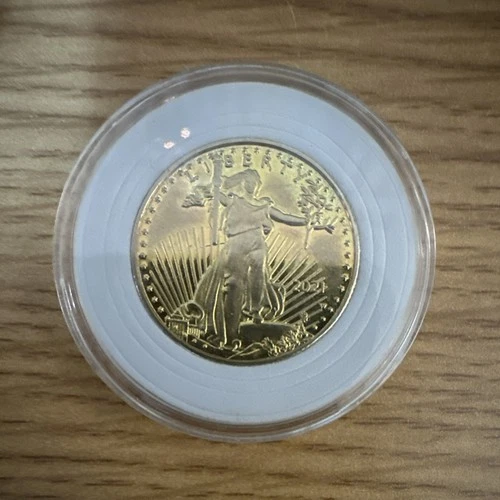 U.S. Mint American Eagle 2021 1/2 oz Gold Coin 0.9167 Fine Uncertified