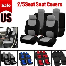 For Kia 0324 Polyester Car Seat Covers Full Set Front Rear Protectors Cushion