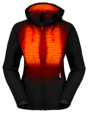 Gerbing GER-TJKT-7V-W-B-L Ladies Torrid 2.0 Battery-Heated Softshell Jacket,