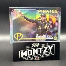 Topps Series 1 Foil #90 Oneil Cruz Pittsburgh Pirates 2024 Baseball