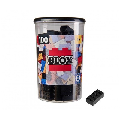Simba Blox 100 8er Bausteine schwarz Dose Klemmbausteine Konstruktionsspielzeug