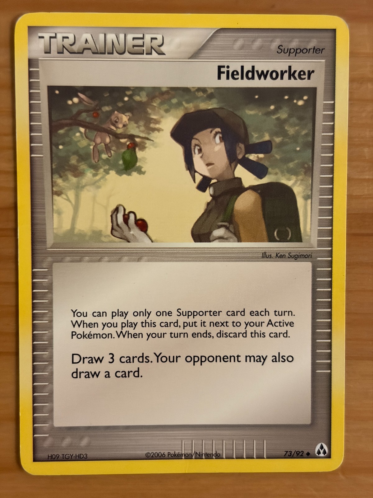Fieldworker 73/92 Regular Uncommon MP - EX Legend Maker 2006 - Pokemon TCG