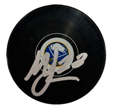 Mattias Samuelsson Signed Autographed Puck Buffalo Sabres Logo Puck
