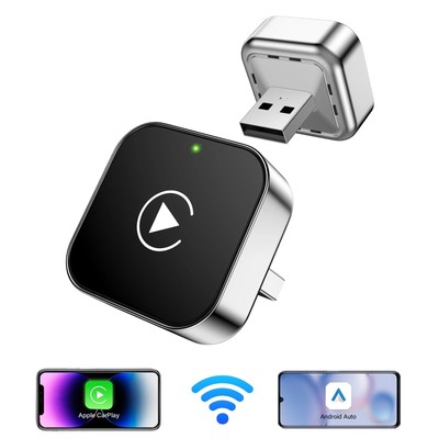 Adattatore Wireless CarPlay & Android Auto M.I.C. - 2 In 1 Plug & Play - Foto 5