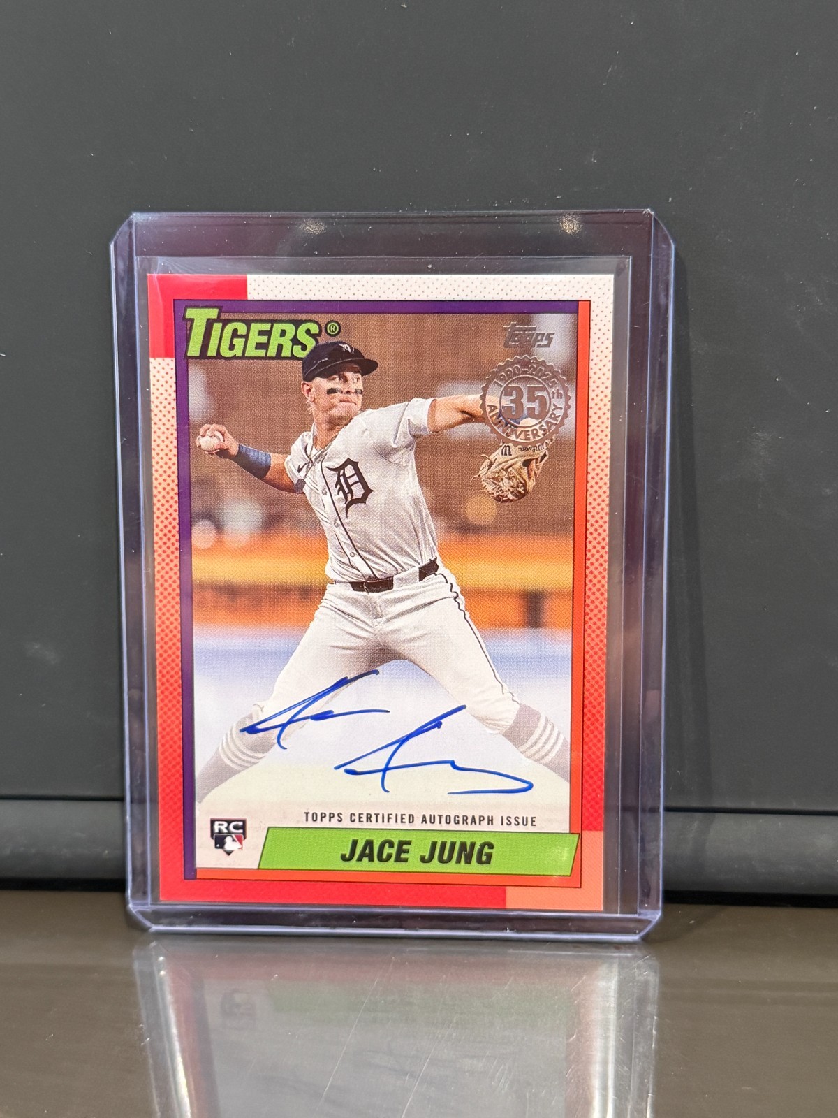 JACE JUNG 2025 TOPPS SERIES 2 1990 TOPPS ROOKIE AUTOGRAPH RC AUTO