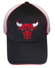 Chicago Bulls Flex Structured Mesh Back Adidas Hat - Osfa