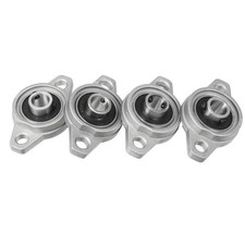 S SYDIEN Pillow Block Bearing 4Pcs, 3/8" 10mm ID Mounted Pillow Block Beari...