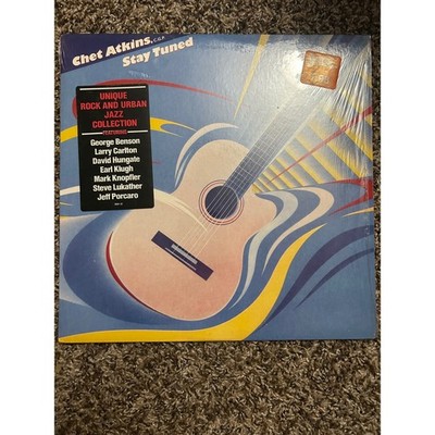 Chet Atkins Stay Tuned Vinyl LP 1985 Columbia FC 39591 Jazz Rock Mark Knopfler