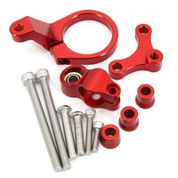 CBR650R Motorrad LenkungsdäMpfer Halter Stabilisator Linearaufnahme Rot