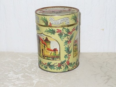 Sheet metal box for gingerbread ''FERDINAND WOLFF'' circa 1910!