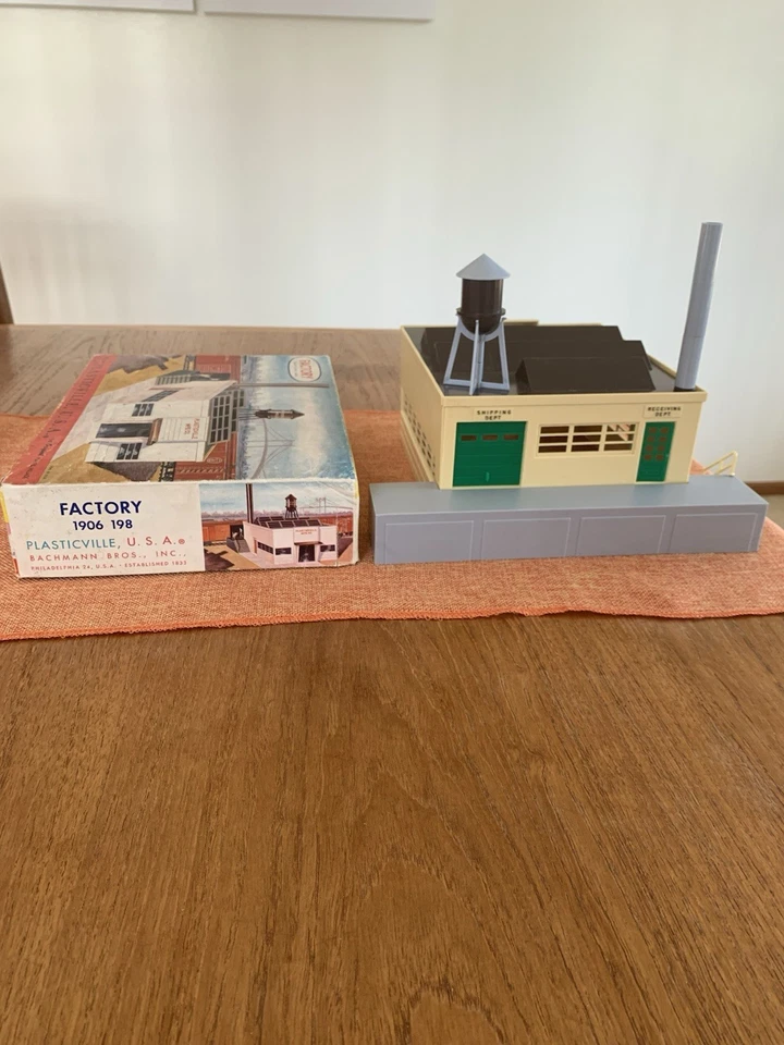 Plasticville Factory 1906-198 en caja calibre O&S Foto 4 de 4