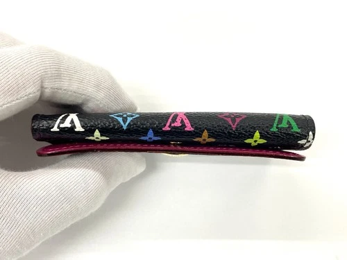 本物 ルイ ヴィトン M93732 マルチカラー マルチクル 4キーケース ブラック LV F/S - 画像5/13