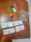 VTG Milton Bradley Mall Madness Board Game 1989 REPLACMENT Money Pegs Cards Plus