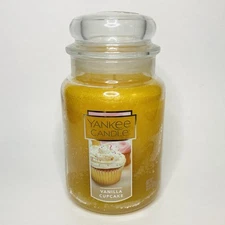 Yankee Candle Vanilla Cupcake - 22oz - Original Scent Large Jar Candle USA NEW