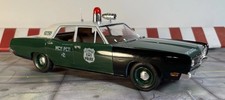 Nicely built 1/25 1970 Ford Police Car “RMP” NYPD Vintage Green White Black READ
