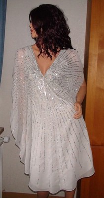 Wunderschönes Kleid von Apart, Gr. M, Pailletten #viral, Fledermausarme