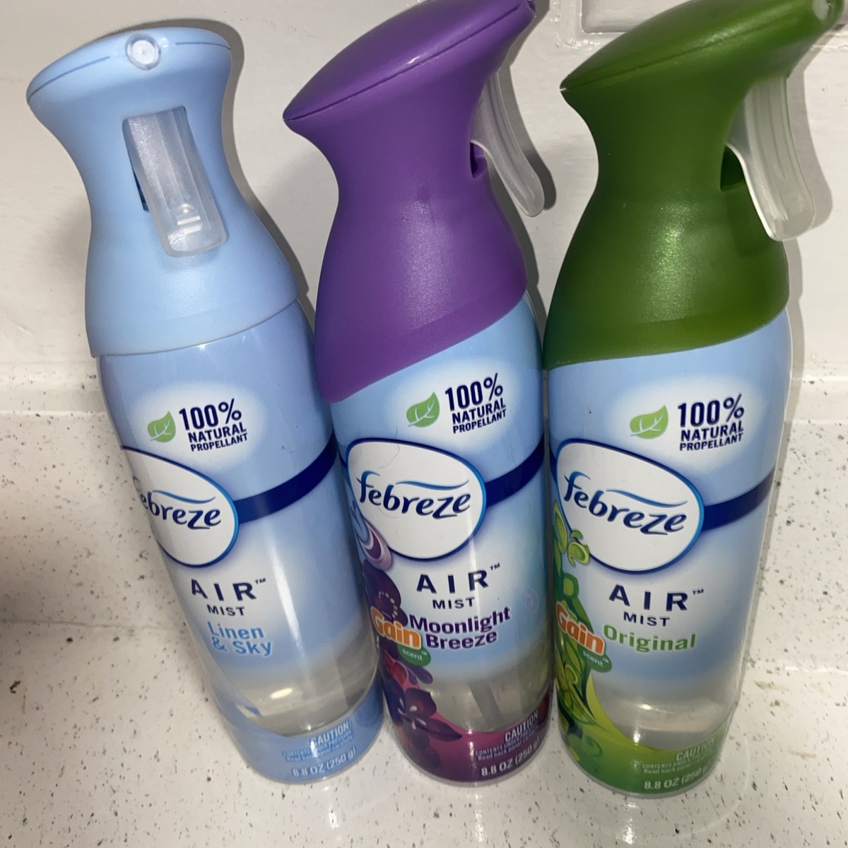 Lot Of 3 Febreze Air Freshener Spray