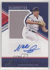 2018 USA Baseball Stars & Stripes Jerseys Blue Ink /199 Nick Sprengel Auto 01xd