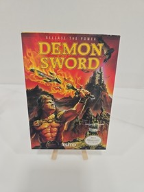Demon Sword Nintendo NES CIB 100% Complete in Box w/ Poster & Reg Card VGC RARE