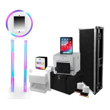 LUX-iPad 13 LED Premium Photo Booth Package WHITE