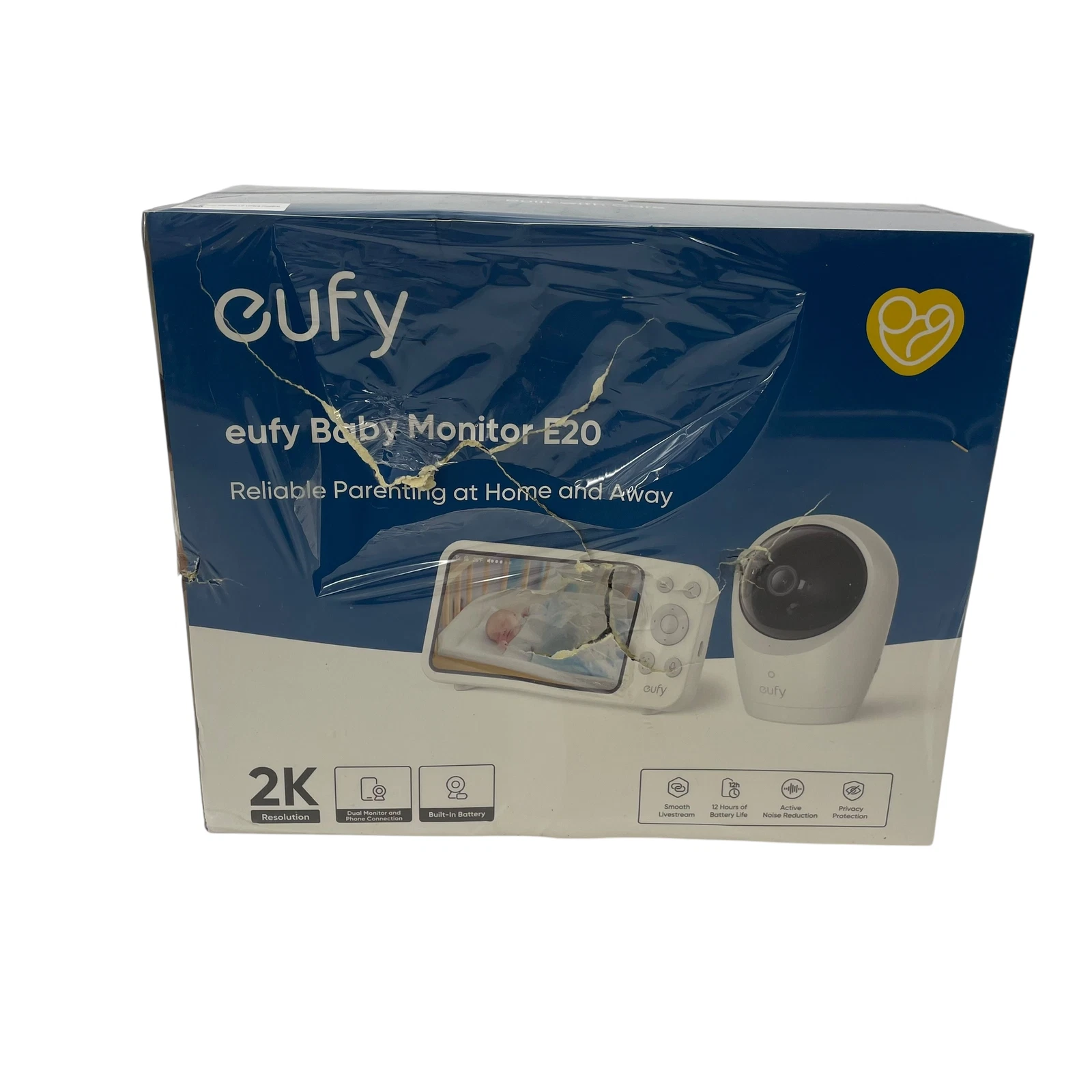 NEW Eufy E20 Security Baby Monitor 2K HD Camera 5'' 720p Display #8760 (AR)