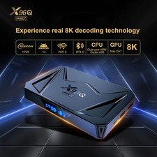 X96Q برو+ Cortex-A55 أندرويد 14 Octa-كور CPU 4K HD Internet طقم-top Box, 2GB+1