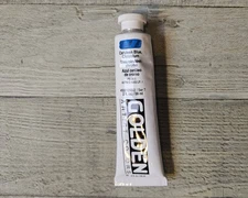 Golden Heavy Body Acrylic Artist Paint 2-Fl Oz Tube ~ Cerulean Blue Chromium