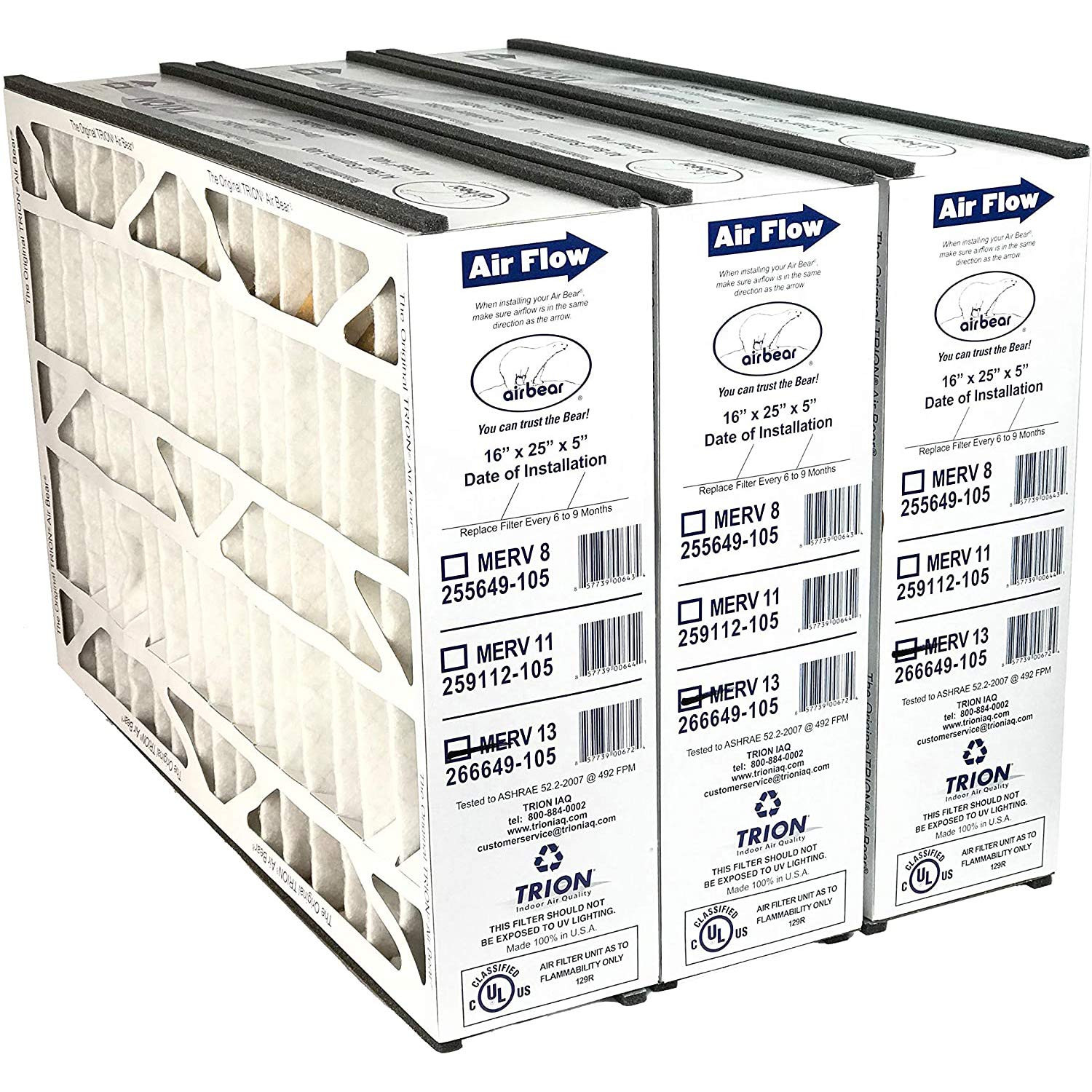 Air Bear 5 Inch MERV 13 Air Purifier Replacement Filter