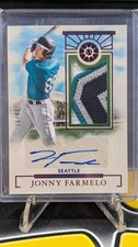 Johnny Farmelo 2024 Panini Boys of Summer RPA #PMS-JF Red /49 (AU, MEM, RC)