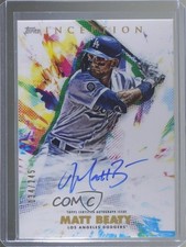 2020 Topps Inception Rookies & Emerging Stars /245 Matt Beaty #RESA-MBE Auto 4wu