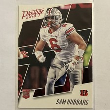 Panini Prestige 2018 Rookie Sam Hubbard #262 Cincinnati Bengals Football Card. rookie card picture