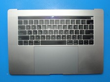 MacBook Pro A1707 15" 2017 MPTR2LL/A Top Case Palmrest w/Battery Gray 661-07954