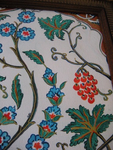 GENUINE Pamir Thompson Acrylic on Canvas Red Grapes Painting L@@K - Picture 3 of 7