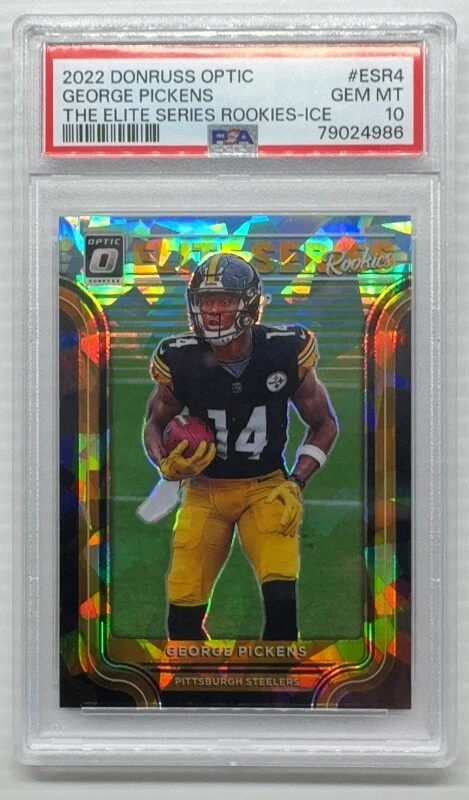 George Pickens Panini Donruss Optic the Elite Series Rookies #ESR4 Ice