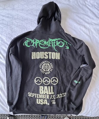 LADY GAGA CHROMATICA BALL TOUR HOODIE HOUSTON TEXAS MERCH SIZE LARGE (L) 