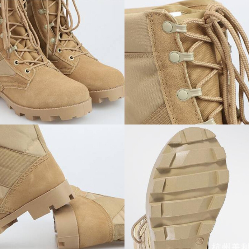 Mens Tactical Army Combat Military Boots Lace Up Outdoor Hiking