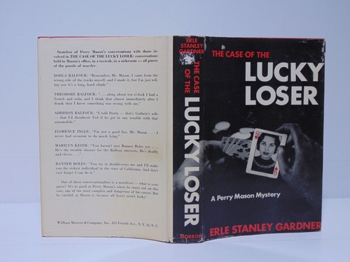 The Case Of The Lucky Loser by Erle Stanley Gardner (1957, Hardcover) 1st Ed