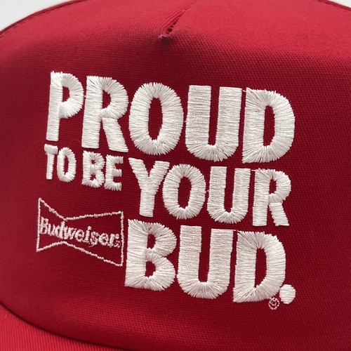 Budweiser Proud To Be Your Bud Cap - Official Product Anheuser VTG SnapBack Hat - Picture 5 of 15