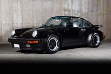 1987 Porsche 911 Carrera Turbo Black 24 X 36 Inch Poster