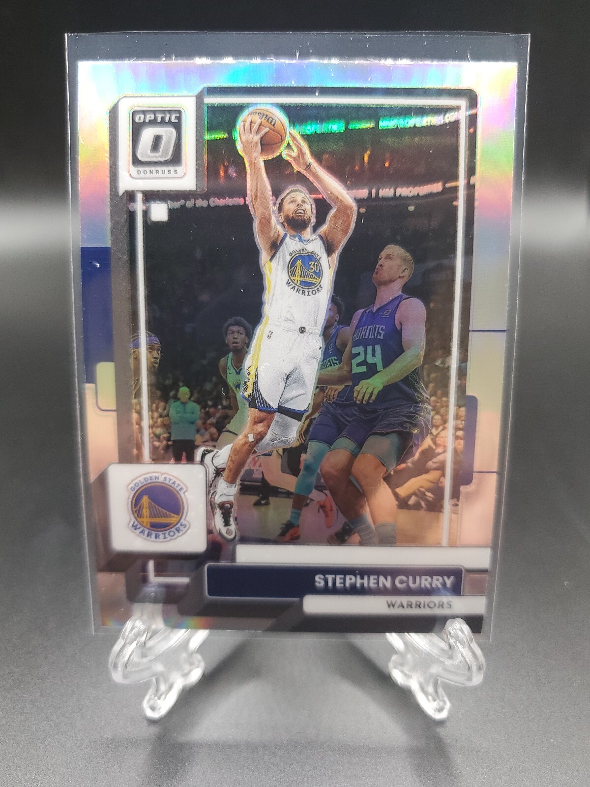 2022-23 Optic Silver Stephen Curry, Card # 96