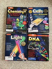 4 ScienceWiz boxes Chemistry Light DNA Cells Biology Home Science Experiment