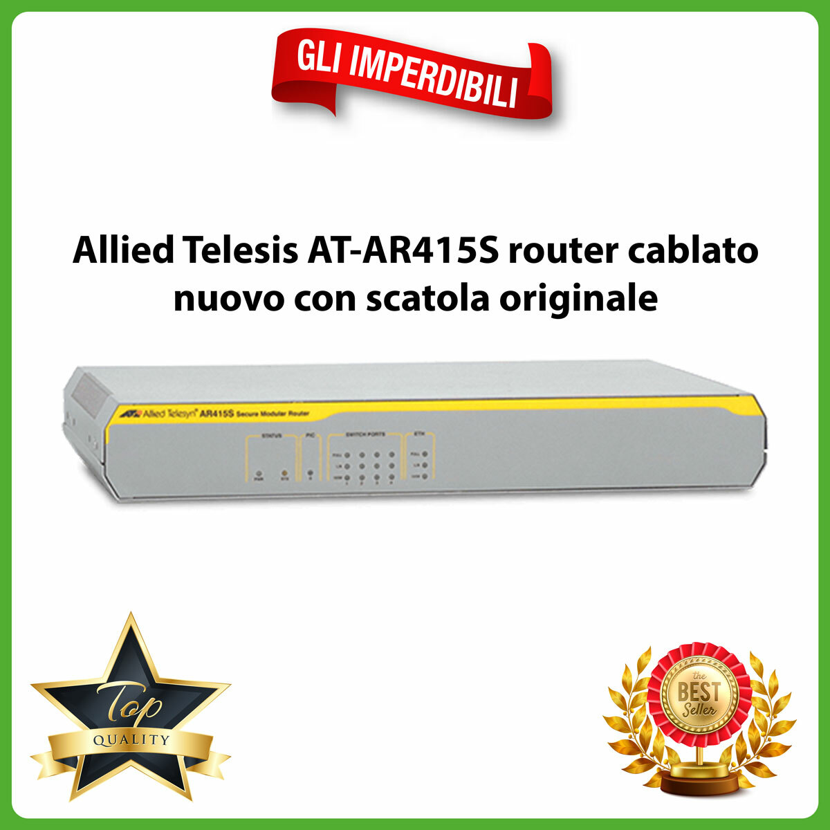 Allied Telesis AT-AR415S AR415S router cablato secure VPN modulare