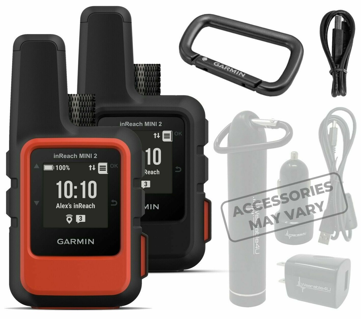Garmin inReach Mini Satellite Communicator with Wearable4U Power
