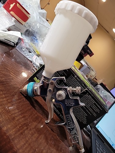 U-POL UP0313 MAXIMUM HVLP SPRAY GUN, 2.5 NOZZLE SET. USED - Bild 5 von 14