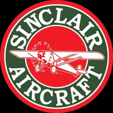 Sinclair Aircraft Mens Polo XS-6XL, LT-4XLT Opaline H-C Dino Gasoline Oil New